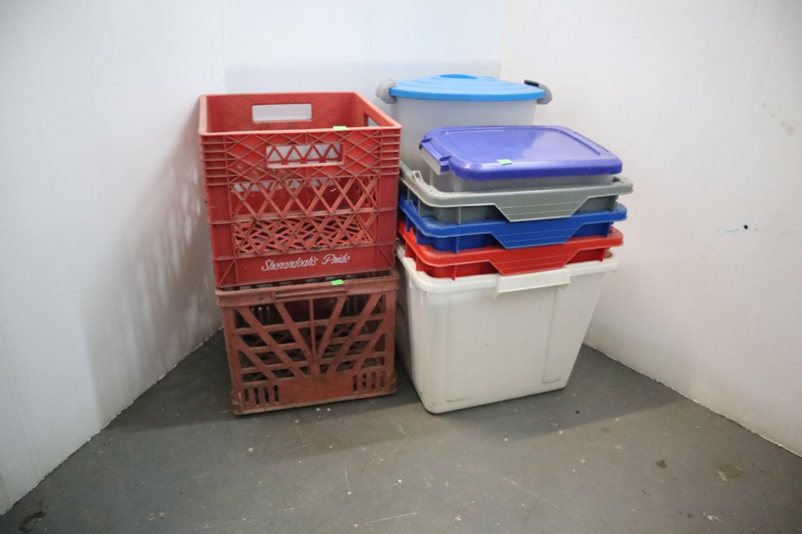 Plastic Tubs, Storage Containers, Crates