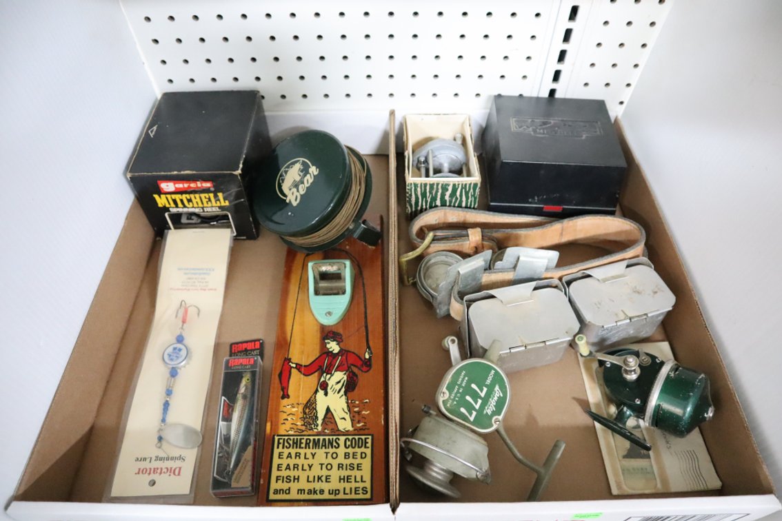 Vintage Fishing Reels and Fishing Items