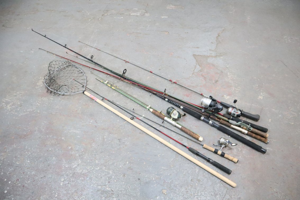 Group of Fishing Rod and Reels