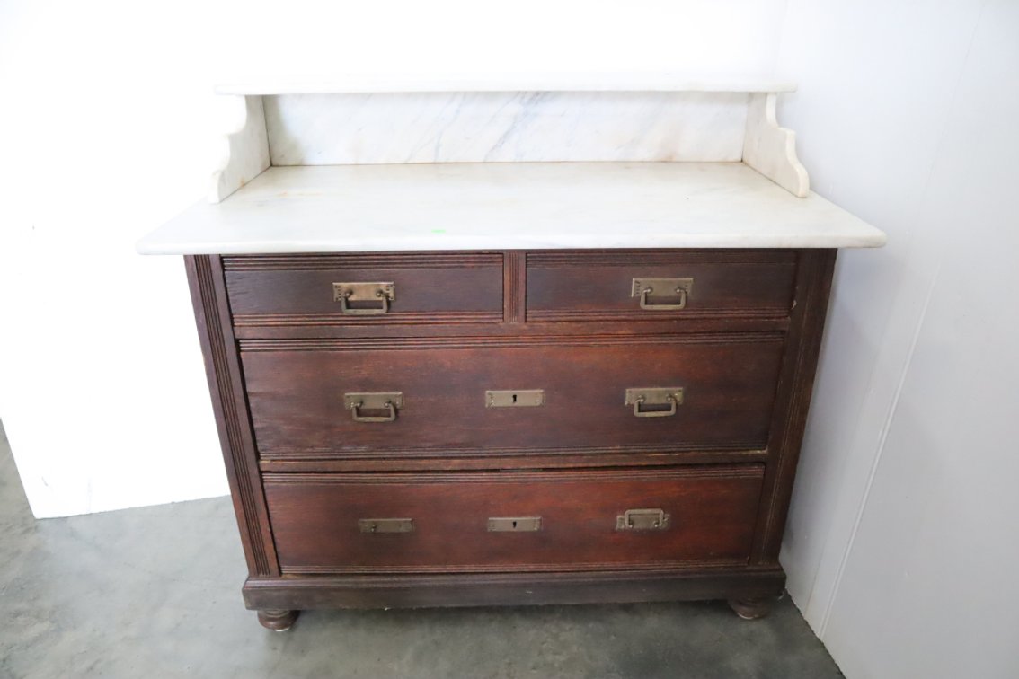 Marble Top Chest of Drawers