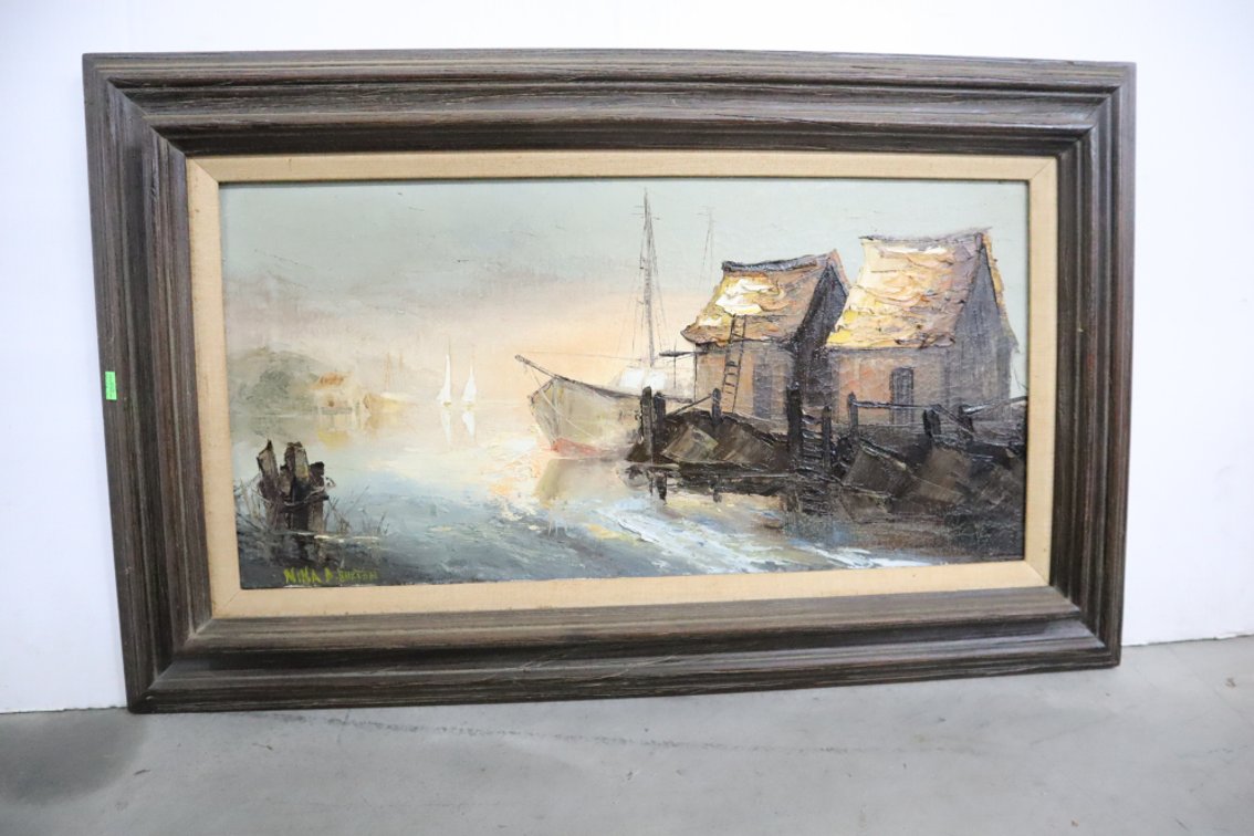 Framed Canvas Oil Painting
