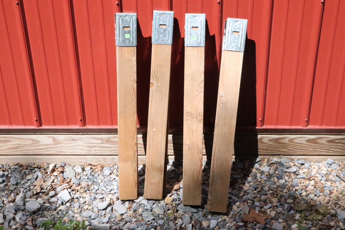 2 Sets Sawhorse Legs