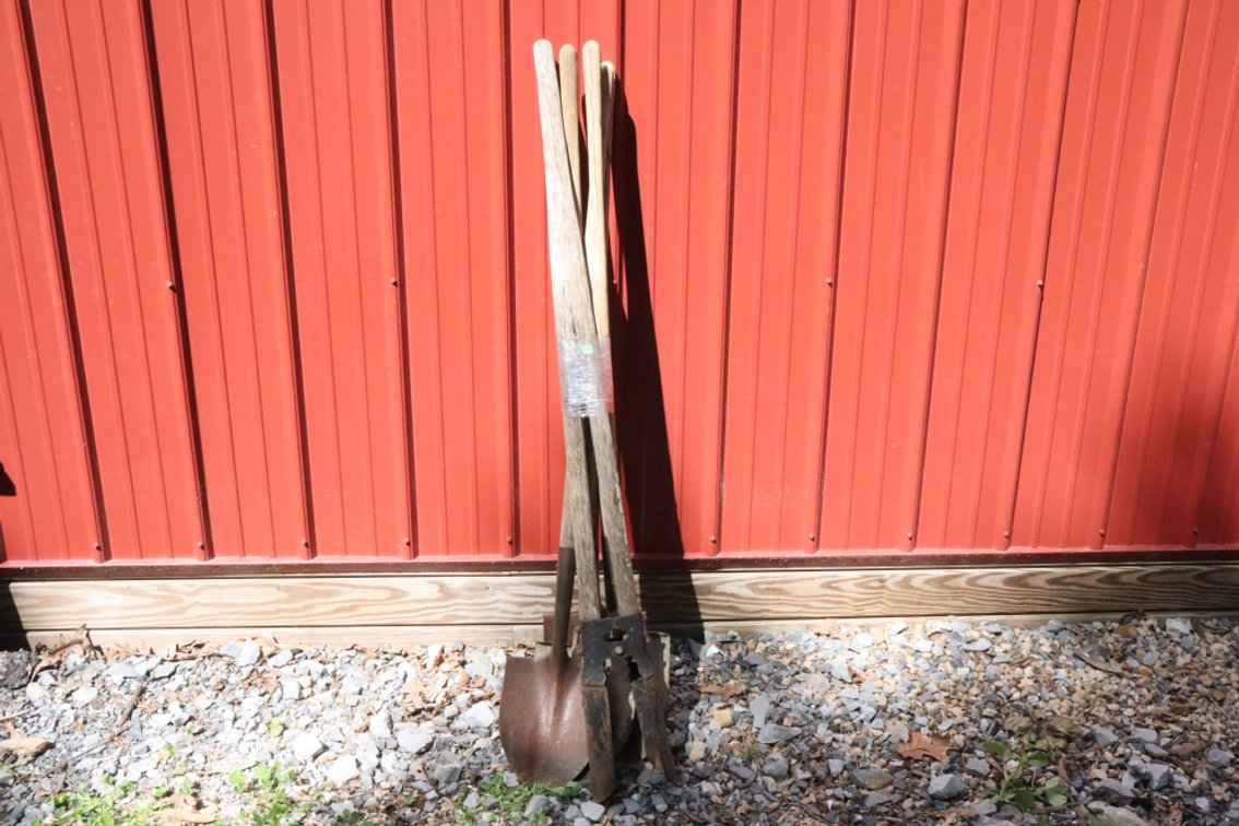 Shovels and Post Hole Digger