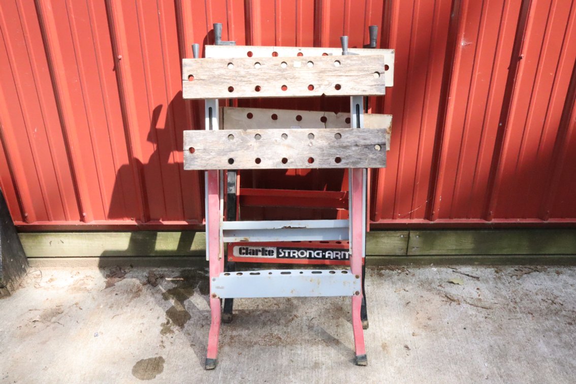Pair of Folding Work Stands