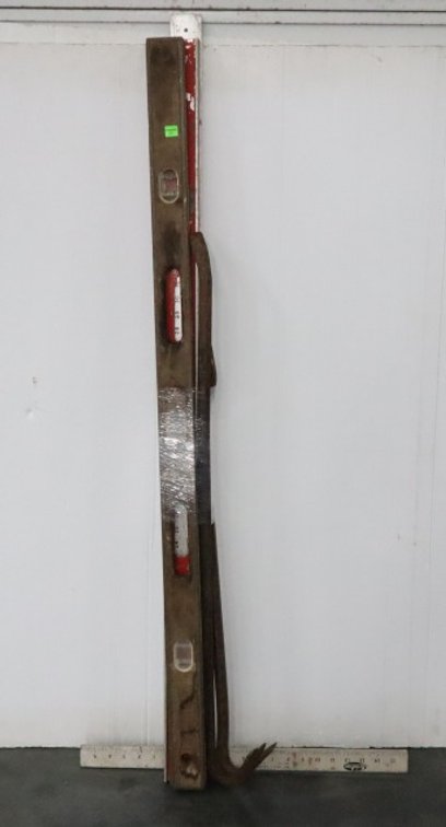4 Ft Levels, Drywall T-Square, Crowbars