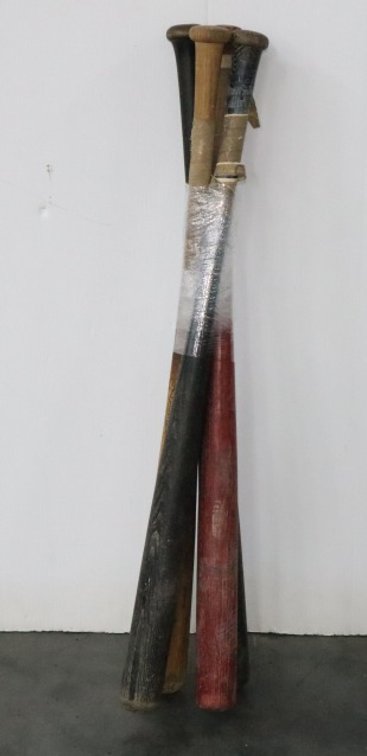 4 Wooden Baseball Bats