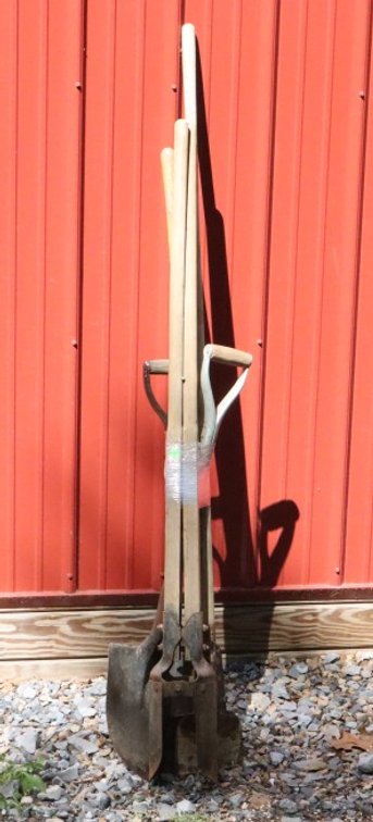 Shovels and Post Hole Digger