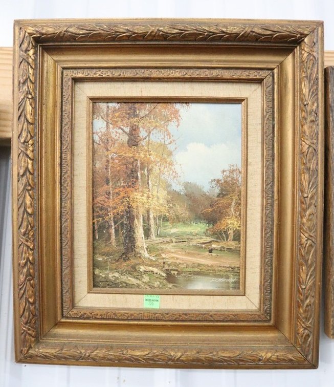 Framed Canvas Painting