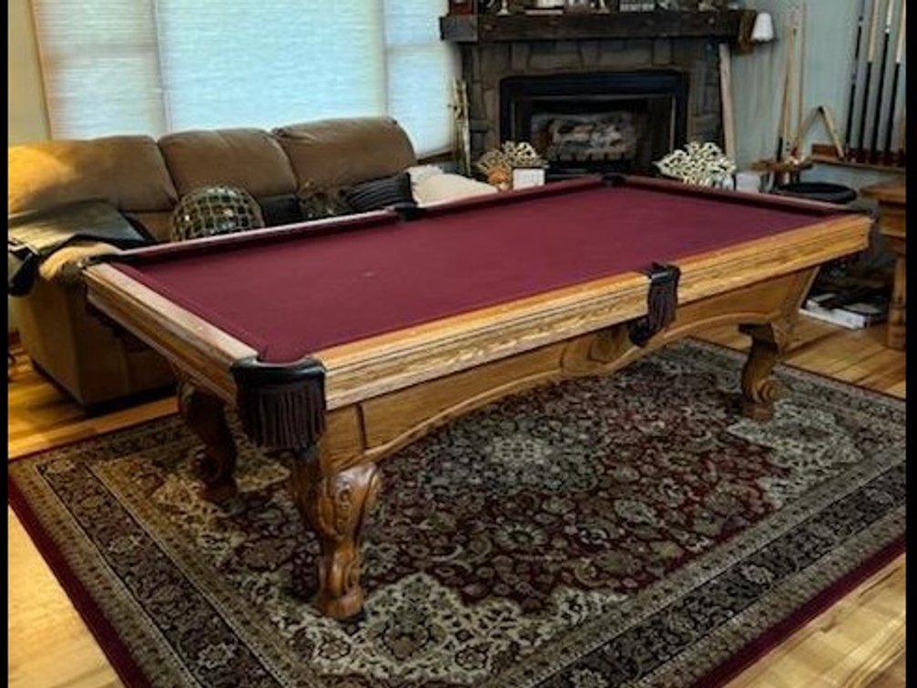 Olhausen 7Ft Slate Top Pool Table, Table Is Disassembled.