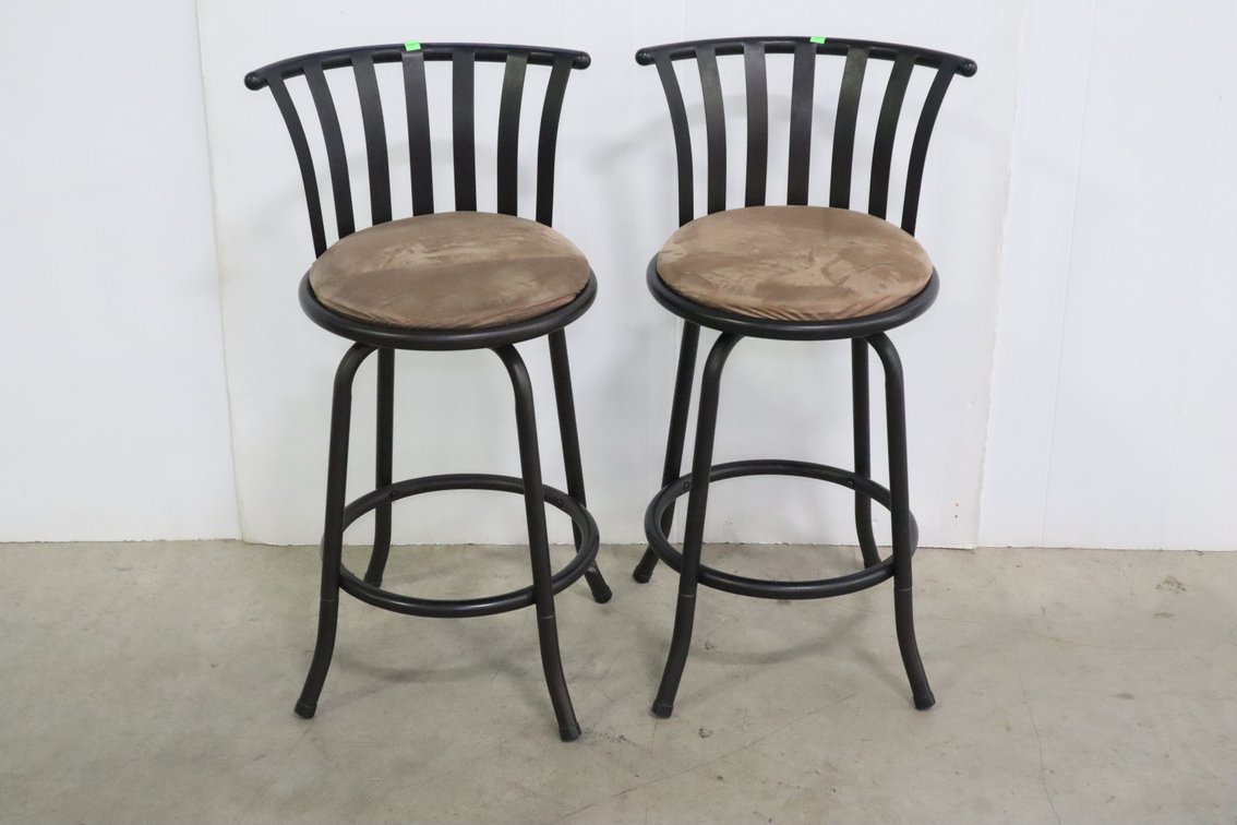 Two Swivel Barstools
