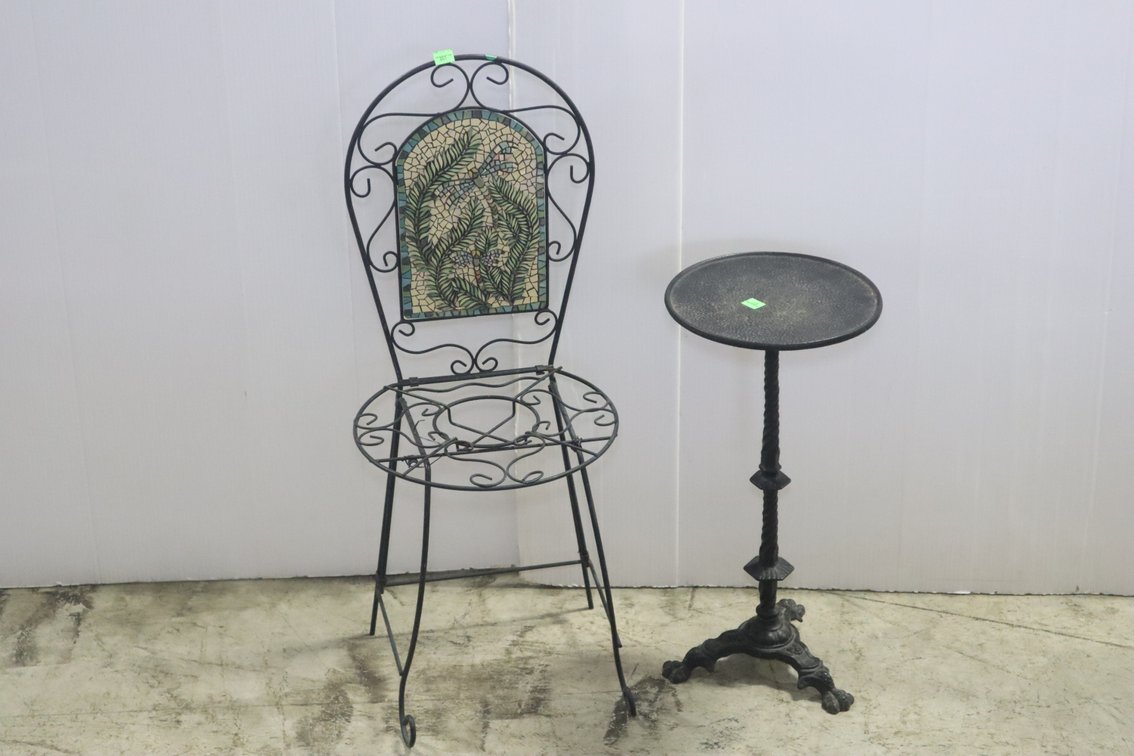 Iron Lamp Stand