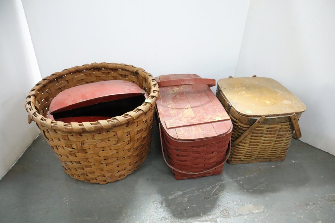Picnic Baskets and Large Basket