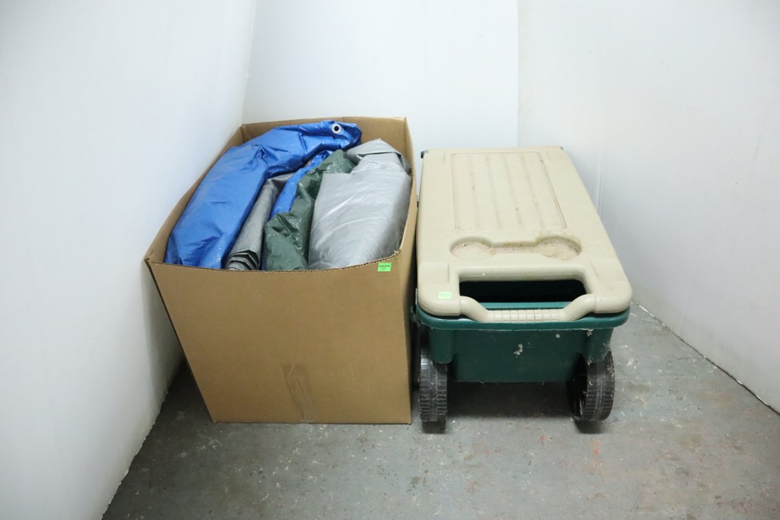 Tarps and Garden Seat