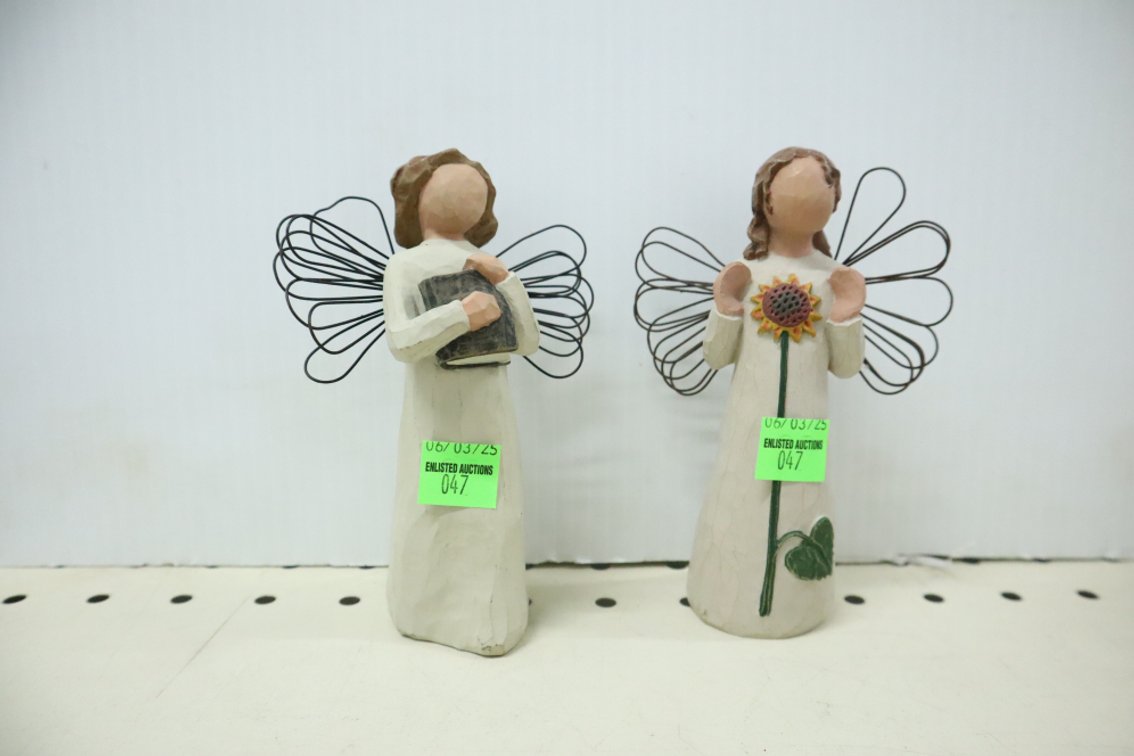 Pair of Willow Tree Angels