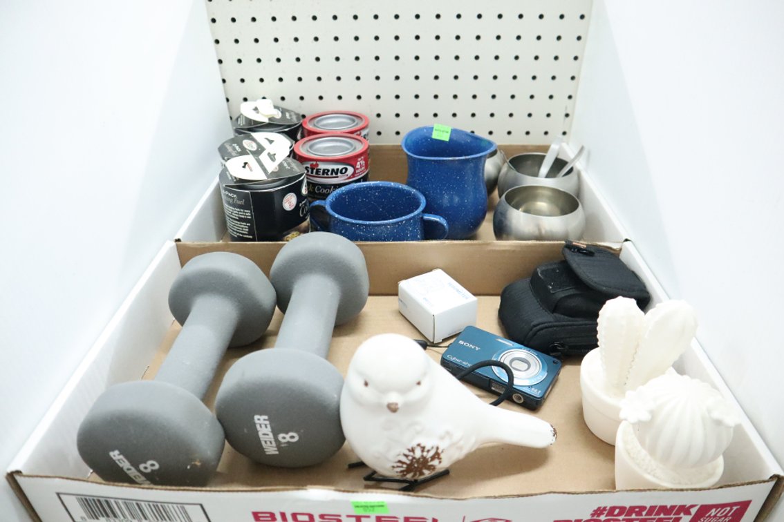 Digital Camera, Dumbbells, Cooking Fuel, Miscellaneous