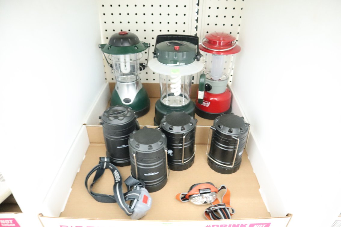 Battery Lanterns and Headlamps