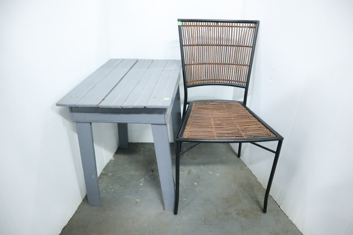 Chair and Small Table