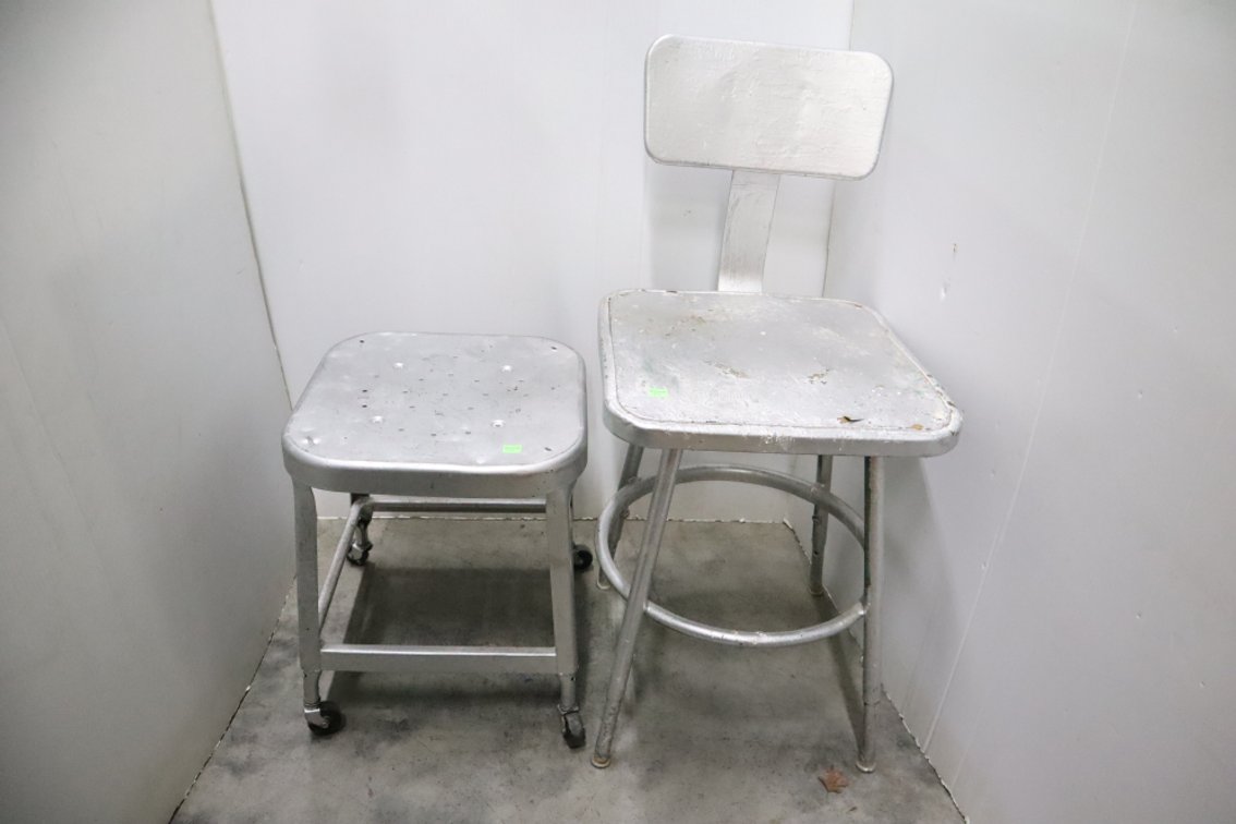 Pair of Metal Stools
