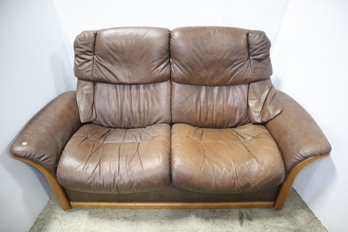 Leather Loveseat