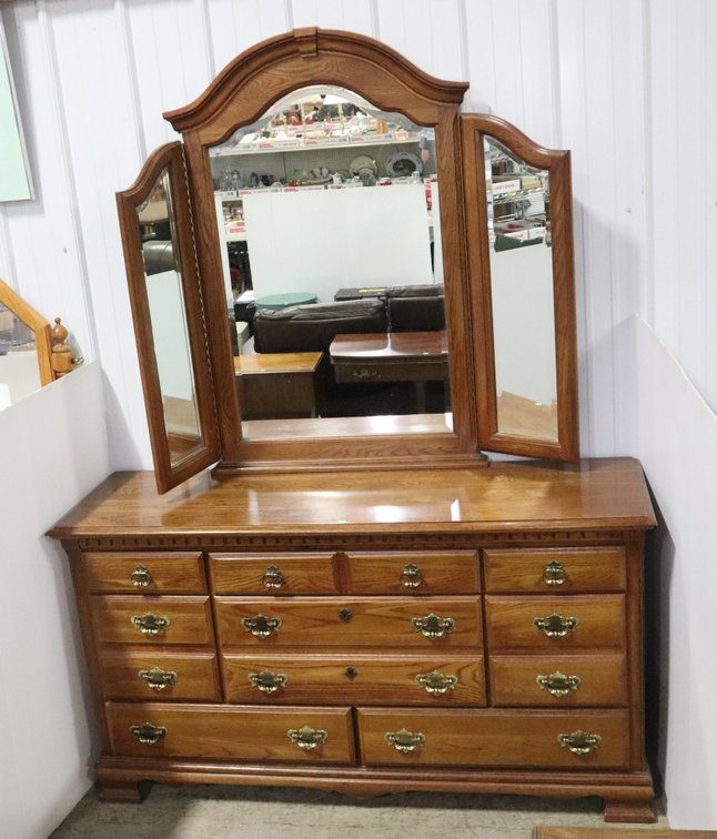 Dresser and Mirror