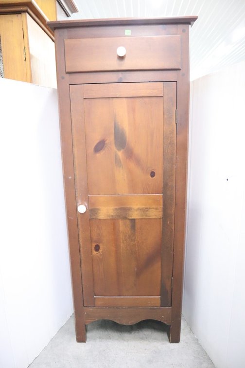 Pine Cabinet With Drawer