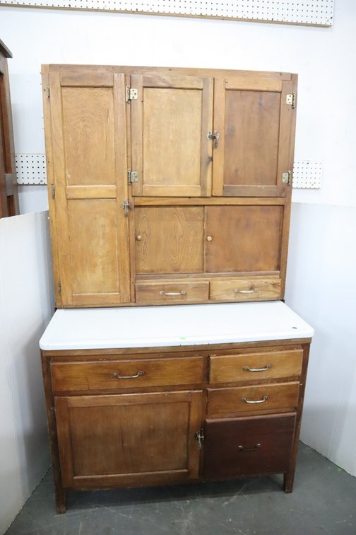 Antique Kitchen Cabinet With Flour Bin