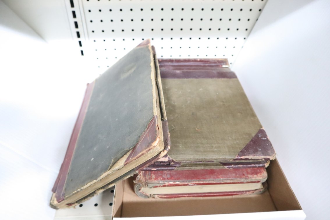 3 Antique Journal Ledgers