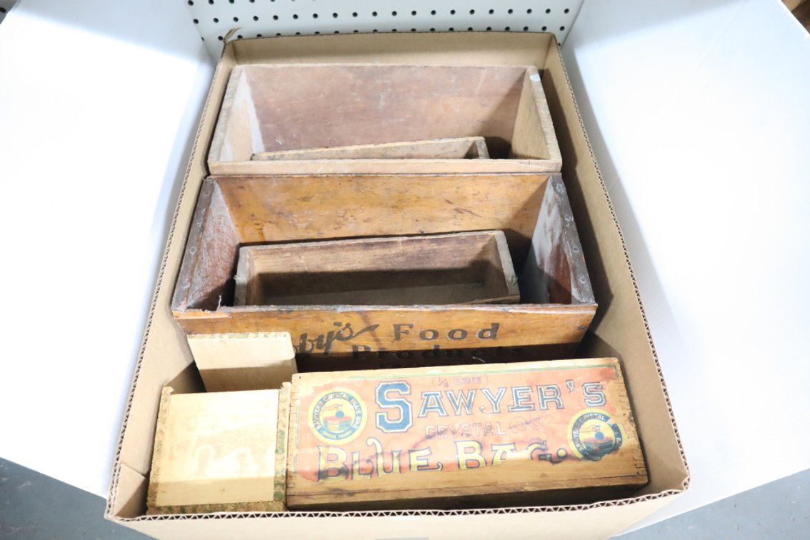 Wooden Antique Food Boxes
