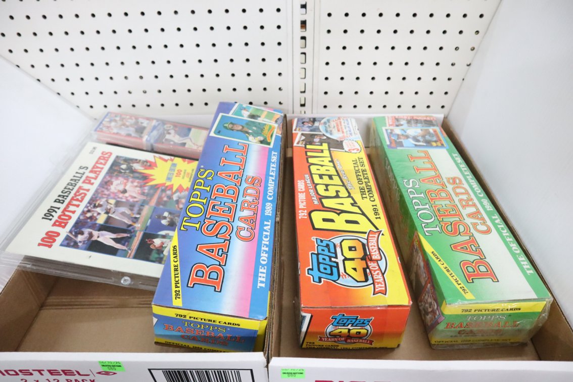4 Complete Sets of Baseball Cards