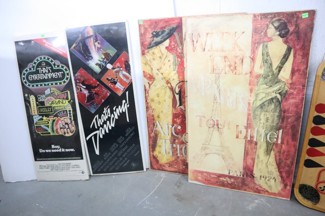 Wall Art and 2 Movie Posters