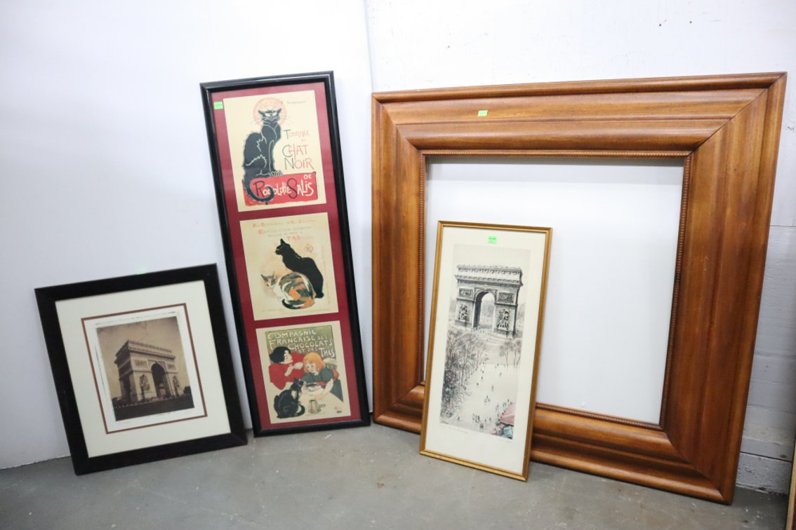 Framed Pictures and Large Picture Frame