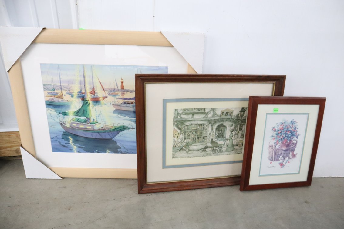3 Framed Pictures