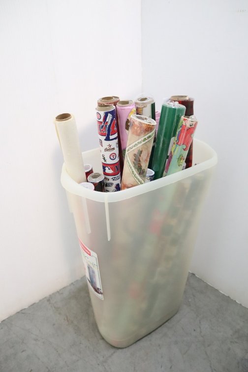 Wrapping Paper With Storage Tote
