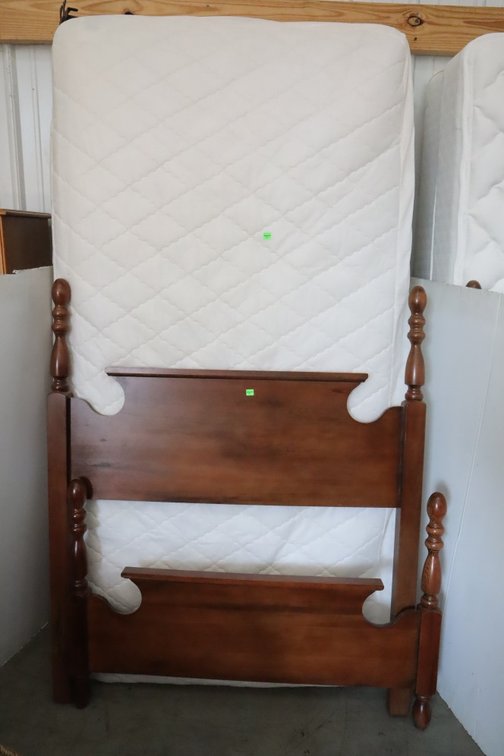 Twin Size Bed, Mattress and Box Spring Are Clean