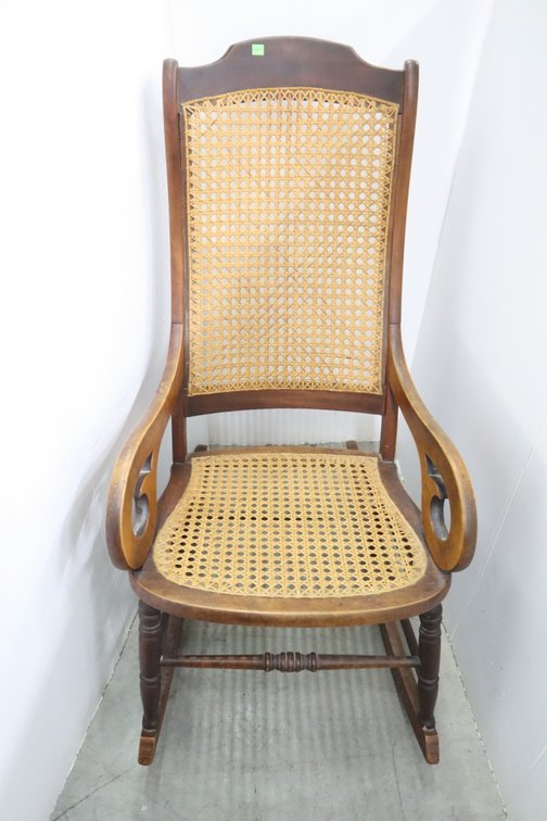 Cane Bottom Rocking Chair