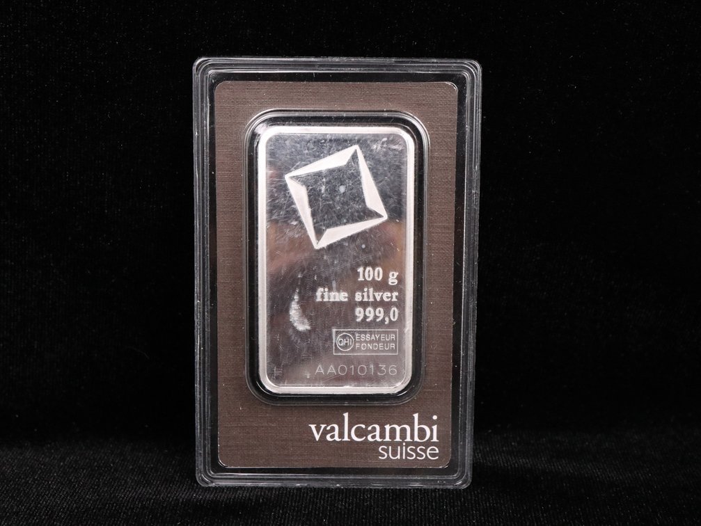 100 Gram .999 Fine Silver Bar
