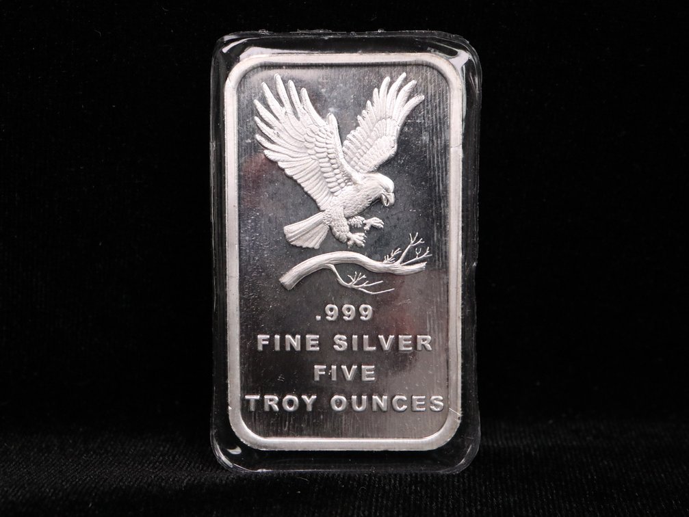 5 Troy Ounce .999 Fine Silver Bar