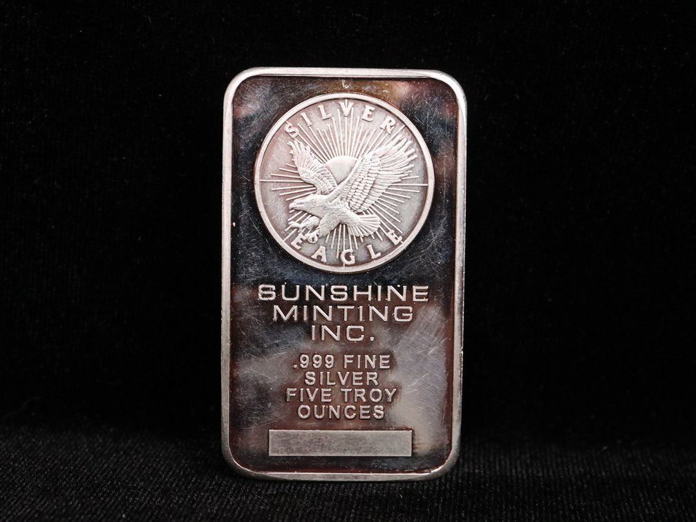 5 Troy Ounce .999 Fine Silver Bar