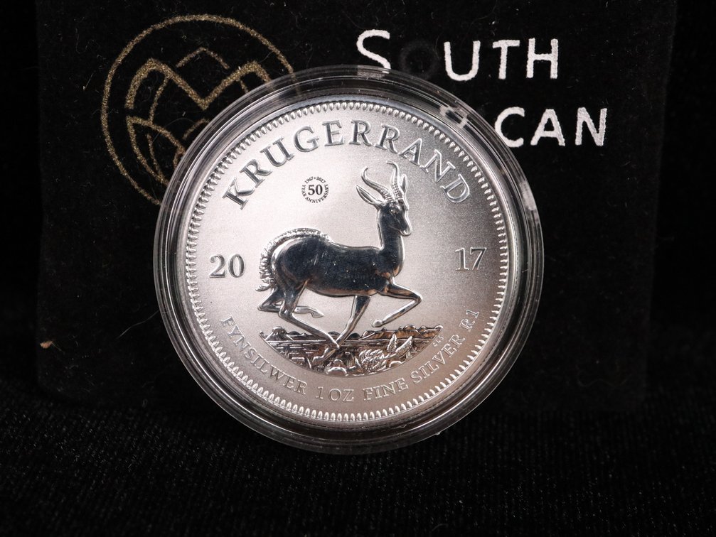 2017 1 Ounce Fine Silver South Africa Krugerrand 