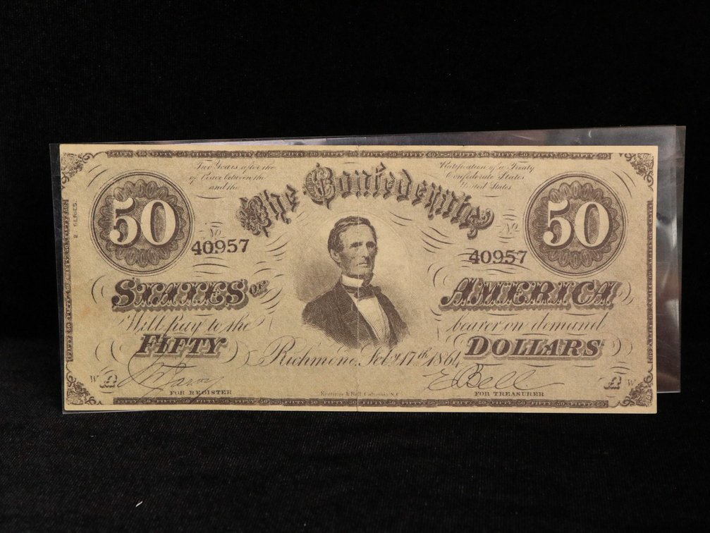 Confederate States of America Replica $50