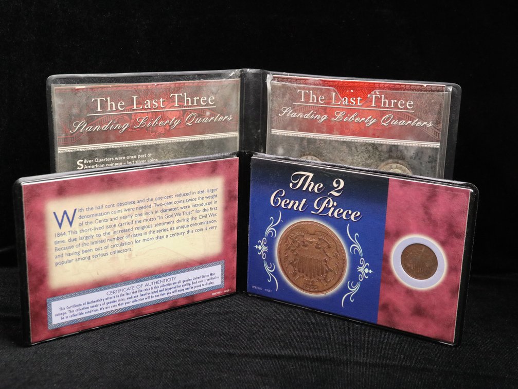  Standing Liberty Quarters, Two Cent Piece