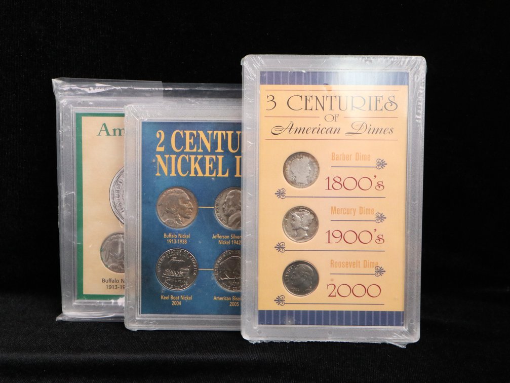  Three Centuries of American Dimes, Two Centuries of Nickel Designs, American Nickels of the 20th Century