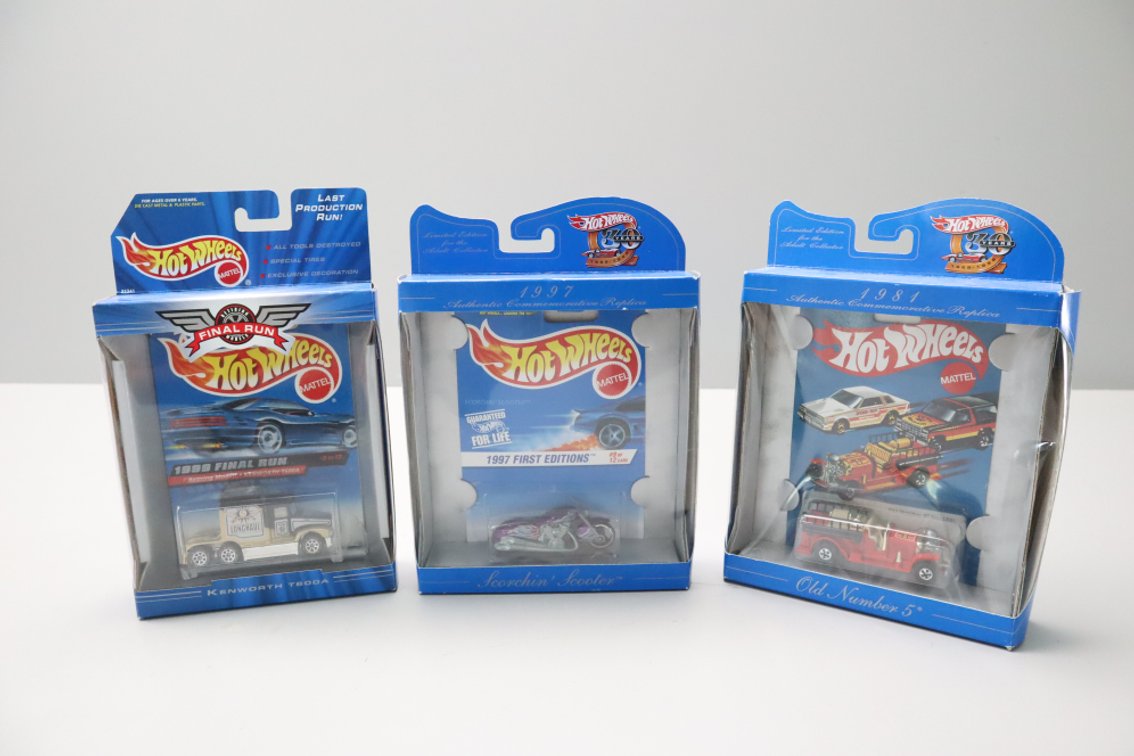 3 Special Edition Hot Wheels