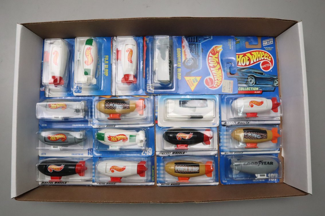 16 Vintage Hot Wheel Blimps