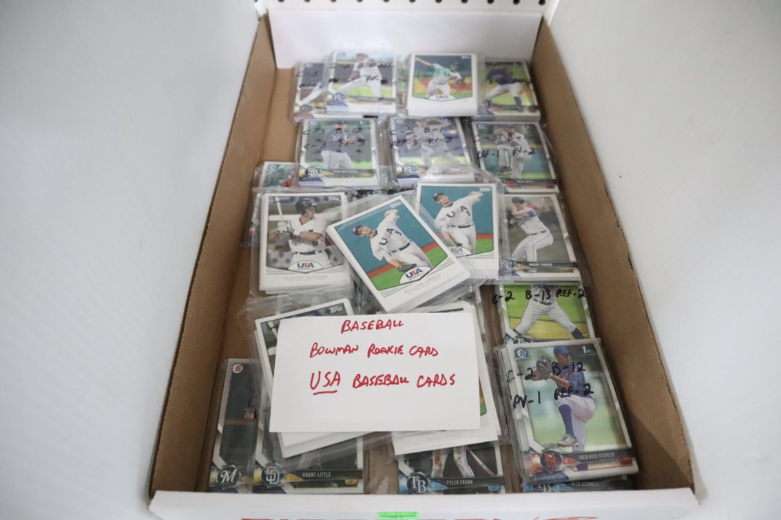 Baseball Cards, Bowman Rookie Card, Usa Baseball Cards