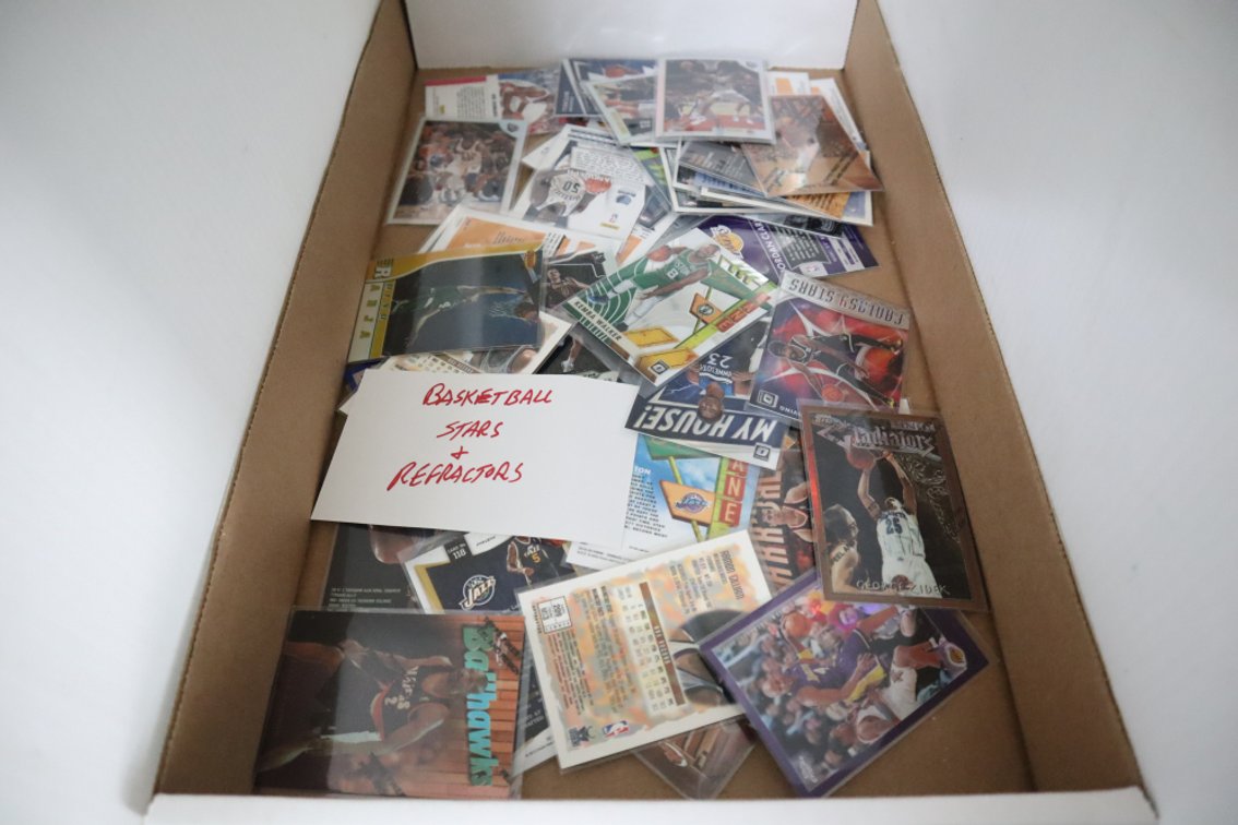 Basketball Stars and Refractors Cards