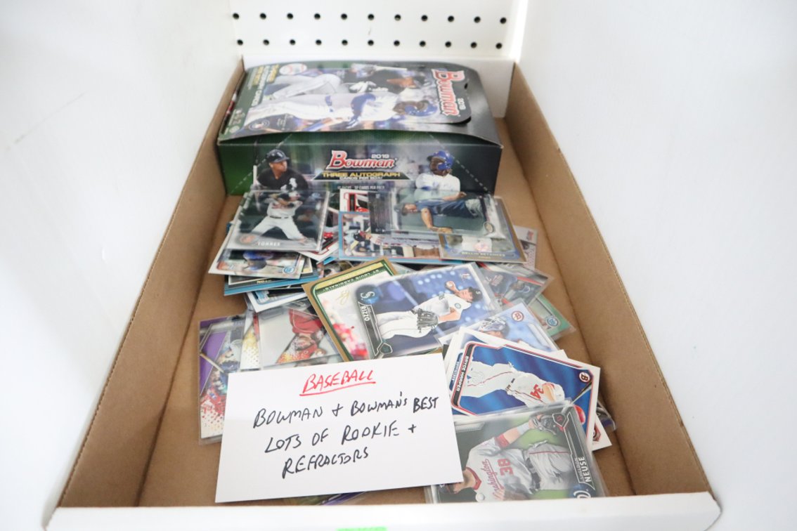 Baseball Cards, Bowman and Bowman's Best, Numerous Rookie and Refractors