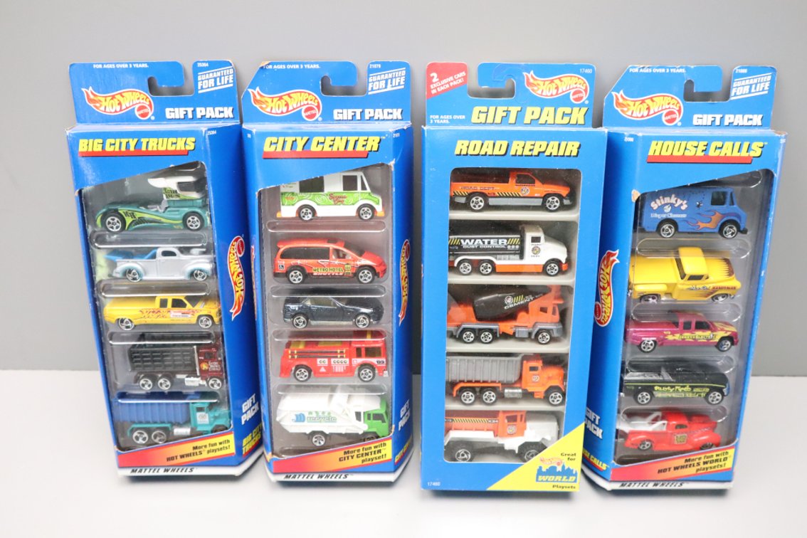 4 Sets of Vintage Hot Wheels