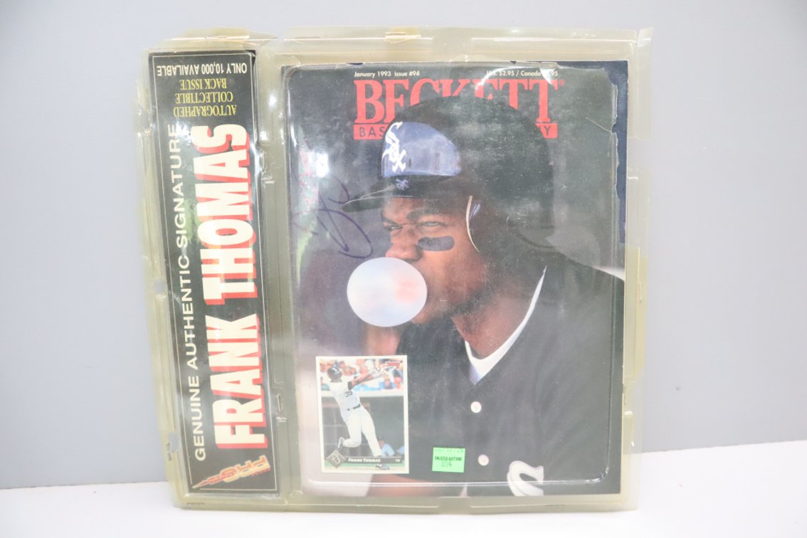 Frank Thomas Autographed Magazine