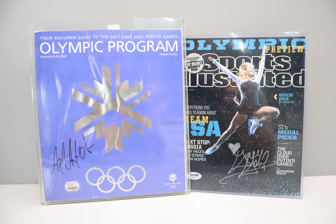 Olympic Sports Autographed Program and Picture